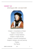 Henry VII Study Guide