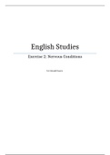English Studies First Year - Nervous Conditions