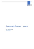 Summary corporate finance 2IBM