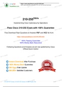  Cisco CCNA Cyber Ops 210-255 Practice Test, 210-255  Exam Dumps 2020 Update