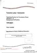 TPF2601 Portfolio (Assignment 50 Observation)
