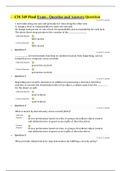 •	CIS 349 Final Exam - Question and Answers Question GRADED A 