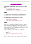 HIST 410N Final Exam / HIST410N Final Exam (Latest): Chamberlain College Of Nursing(Verified answers, download to score A)