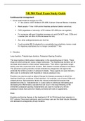 NR 508 Week 8 Final Exam Study Guide   / NR508 Week 8 Final Exam Study Guide (Latest 2020) : Chamberlain College of Nursing (Verified,Download to score A)  