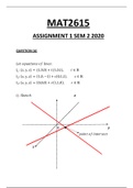 MAT2615 assignment 1 semester 2 2020