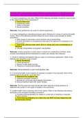 NR 442 RN Community Health Practice Assessment A (50 Questions): questions with detailed answers and rationale (august 2020 solution)
