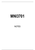 MNI3701 STUDY NOTES