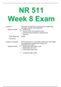 NR 511/ NR511- Final Exam Study Guide CHAMBERLAIN NURSING511 FINAL EXAM GUIDE (2020/2021)