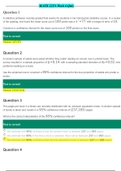 MATH 225N Week 6 Quiz / MATH225 Week 6 Assignment (NEWEST, 2020) : Chamberlain College of Nursing(Latest complete solution, Download to Score A)