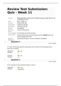 NURS 6501 Week 11 Patho Quiz (40 out of 40)