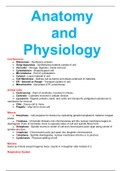 Anatomy  and Physiology 2020 UPDATE