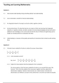 PFC102R Teaching Mathematics and Natural Science exam answers