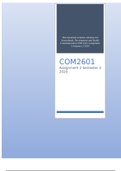 COM 2601 ASSIGNMENT 1 SEMESTER 2 2020 SOLUTIONS