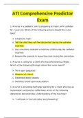 ATI Comprehensive Predictor Exam 