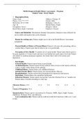 NR302 Required Health History Assessment Test Guide (2020) University of Illinois, Chicago