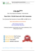 Citrix 1Y0-204 Practice Test, Citrix 1Y0-204 Exam Dumps 2020 Update