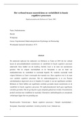 Essay Psychologie als wetenschap (PAW) - Universiteit Utrecht - Studiejaar 1