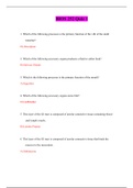 BIOS 252 Quiz 1,2,3,4 / BIOS252 Quiz 1,2,3,4 (100 Q/A)(NEWEST, 2020) : Anatomy & Physiology II : Chamberlain College of Nursing  (LATEST answers, Download to score A)