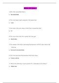 BIOS 252 Quiz 3 / BIOS252 Quiz 3 (25 Q/A)(NEWEST, 2020) : Anatomy & Physiology II : Chamberlain College of Nursing  (LATEST answers, Download to score A)