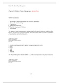 University of Illinois, Chicago - IDS 312 Chapter 1-17 study document.COMPLETE(Questions and answers)