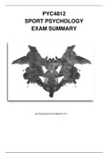 PYC4812 Ultimate Exam Notes 2021