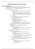 NR-291 Pharmacology I Exam 4 Study Guide 