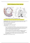 NURS 534 - Test 2 Q &A Respiratory (100% correct).