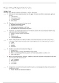 NR 508 Advanced Pharmacology Week 5 Review Questions & Answers