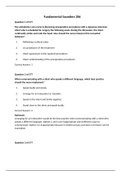 Fundamental Saunders 206 Questions and Answers with Explanations (STUDY MODE) Questions and Answers (latest Update), 100% Correct, Download to Score A