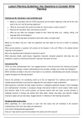 Lesson Plan Guidelines (How to ceate a great lesson plan)