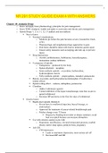 NR 291 STUDY GUIDE EXAM 4 WITH ANSWERS