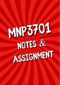 MNP3701 Notes Extensive and Exam Notes