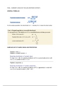 Quick and Concise Stats Notes with ALL key elements Included