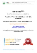 CheckPoint 156-315.80 Practice Test, 156-315.80 Exam Dumps 2020 Update