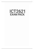 ICT2621 EXAM PACK 2021