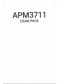 APM3711 EXAM PACK