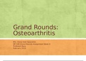 Grand Rounds Osteoarthritis Week6 case study