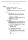 NUR2603 Essentials of Pathophysiology Exam 2 Focused Review