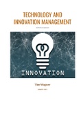 Summary:  Technology and Innovation Management