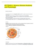 ATI TEAS 6 - Science (Human Anatomy and Physiology) | LATEST STUDY GUIDE 