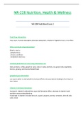 NR228 / NR-228 Exam 2 (Latest 2021): Nutrition, Health & Wellness - Chamberlain