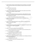 Exam (elaborations) NR 507 MIDTERM EXAM 1 – QUESTIONS AND ANSWERS 