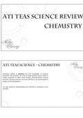 ATI TEAS SCIENCE REVIEW- CHEMISTRY (Latest Updated) Rated A