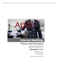 AUI2601 - Internal Auditing: Theory and Principles