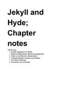 Dr Jekyll and Mr Hyde; Full GCSE Notes 