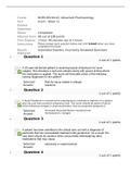 NURS 6521N Advanced pharmacology, Final Exam 7 