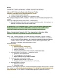 Media Activism Final Exam Study Guide (All Weeks) 73 Pages