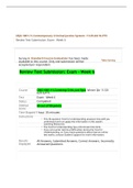 CRJS 1001-11 Contemporary Criminal Justice System Week 6 Final Exam(80 out of 80)