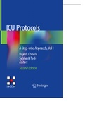  TESTBANK ICU Protocols A Step-wise Approach