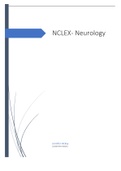 NCLEX- Neurology- Comprehensive Study Guide for Exam Preparation
